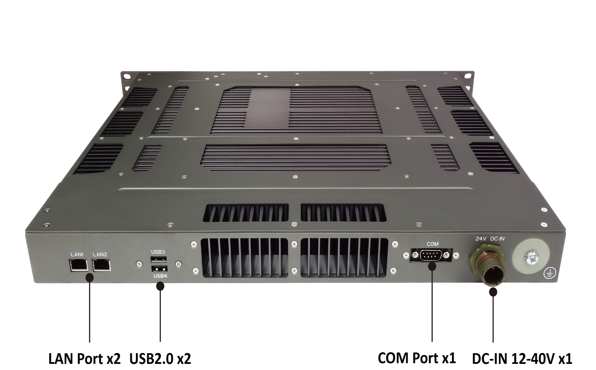 HORUS200 | Intel® Xeon®D-1587, 1U Rugged VMware Workstation